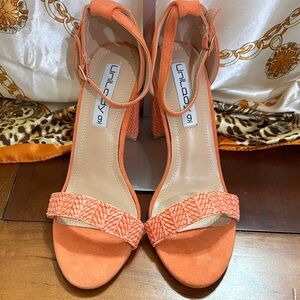 Unlody Orange Women's Heels